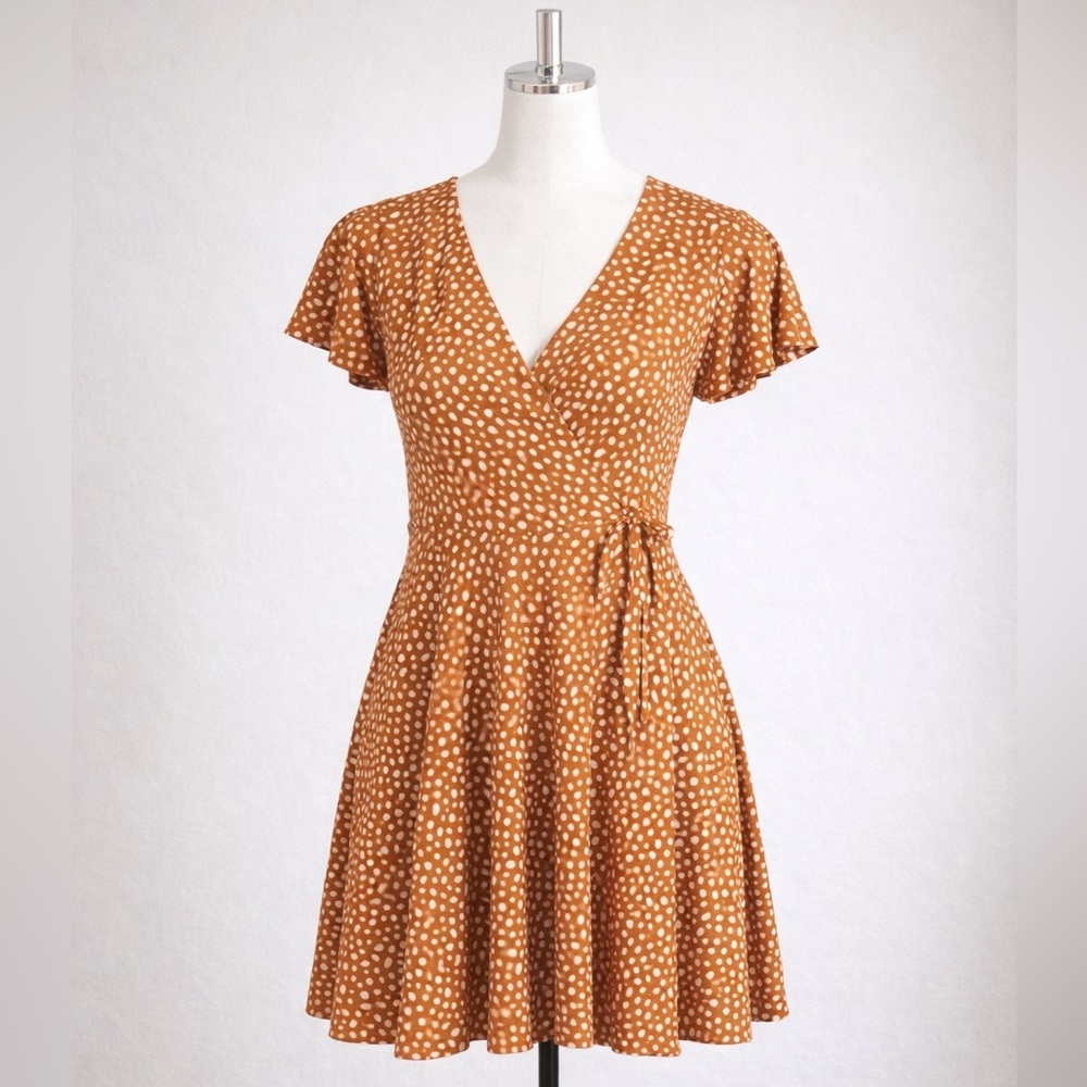 🔥Sold🔥EUC Cute Faux Wrap Dress